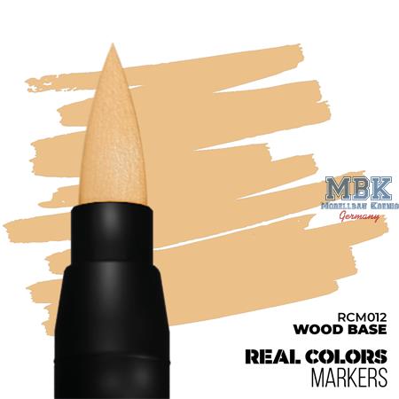 REAL COLORS MARKERS: Wood Base