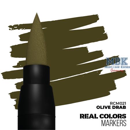 REAL COLORS MARKERS: Olive Drab