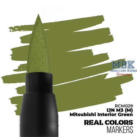 REAL COLORS MARKERS: IJN M3 (M)  Interior Green