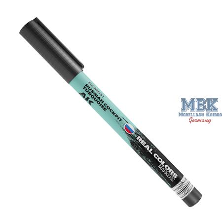 REAL COLORS MARKERS: Russian Cockpit Turquoise