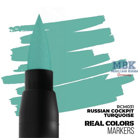 REAL COLORS MARKERS: Russian Cockpit Turquoise