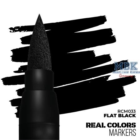 REAL COLORS MARKERS: Flat Black