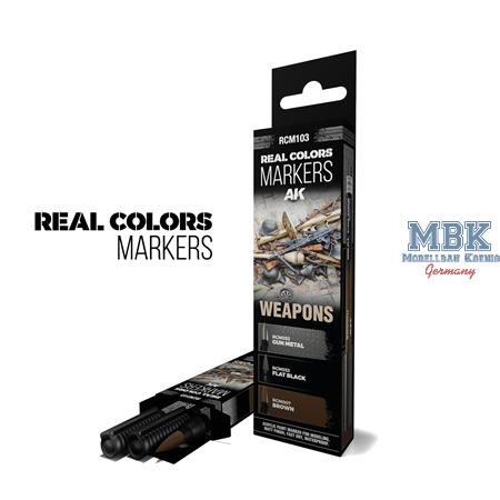 REAL COLORS MARKERS SET: Weapons