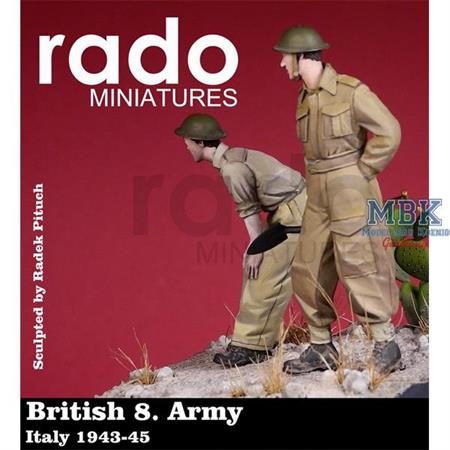 British 8th Army, Italy 1943-45, two figures