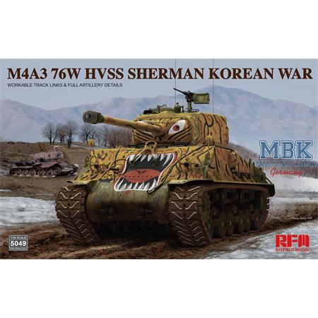 M4A3 76w hvss Sherman Korean war