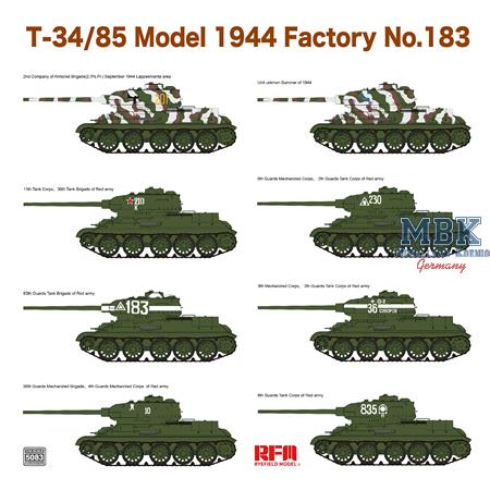 T-34 / 85 Model 1944 Factory No.183