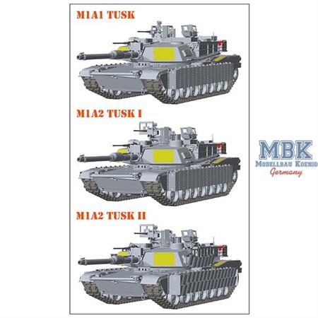 M1A2 Abrams TUSK I / TUSK II / M1A1 3in1