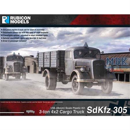 SdKfz 305 3-ton 4x2 Cargo Truck Opel Blitz
