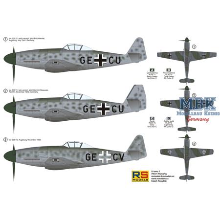Messerschmitt Me-309V-1 and Me 309V-2
