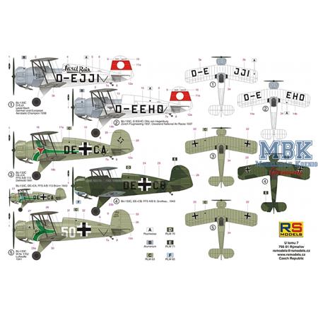 Bücker Bü-133 C "Jungmeister" Luftwaffe + Germany