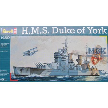 H.M.S Duke of York (1:1200)