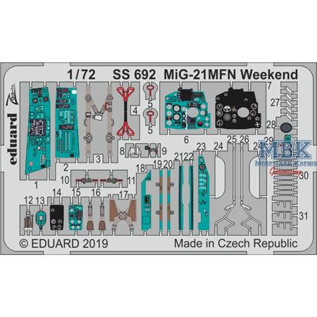 Mikoyan MiG-21MFN Weekend 1/72