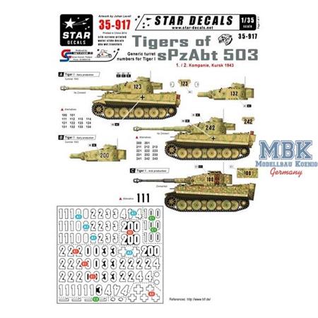 Tigers of sPzAbt 503 #2. Generic turret