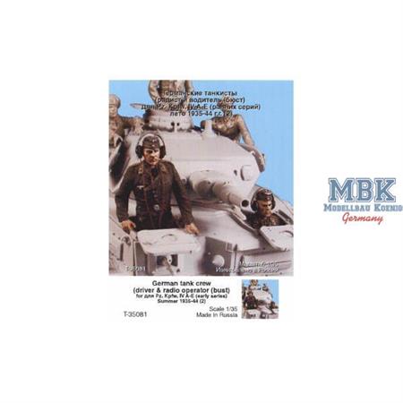 German Tank Crew, Summer 1935-44