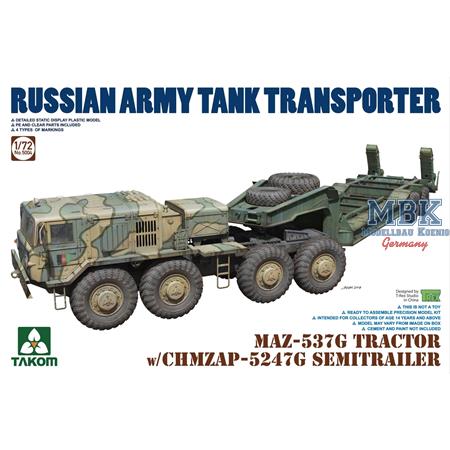 MAZ-537G TRACTOR w/CHMZAP-5247G trailer
