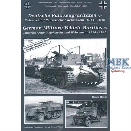 Tankograd Wehrmacht  Deutschen Fahrzeugraritäten 1