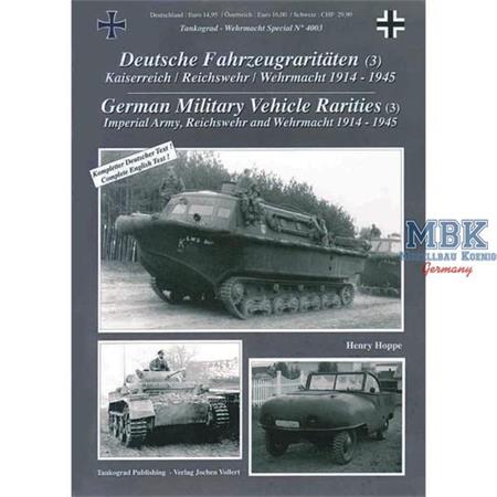 Tankograd Wehrmacht  Deutschen Fahrzeugraritäten 1