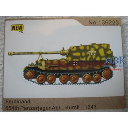 Ferdinand 654. Panzerjäger Abt. , Kursk 1943
