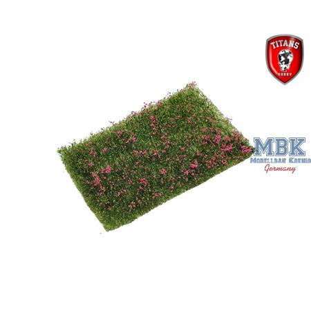 Flowery meadow Pink  / Blumenwiese Rosa  15mm