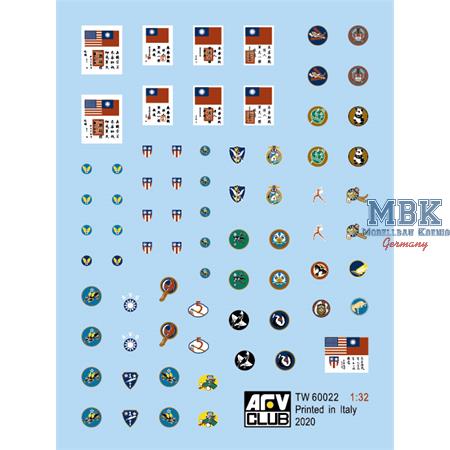 Flying Tigers 14th Air Force Uniform Decals