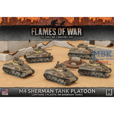 Flames Of War: M4A1 Sherman Tank Platoon
