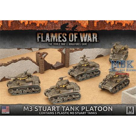 Flames Of War: M3 Stuart Light Tank Platoon