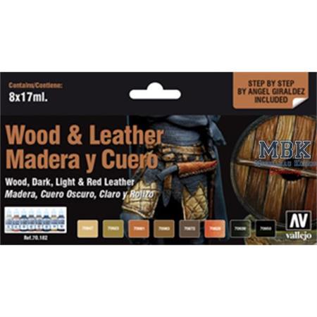Wood & Leather Set