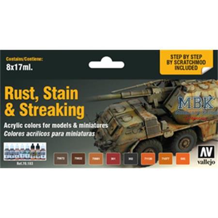 Staining, Rust & Streaking Color Set