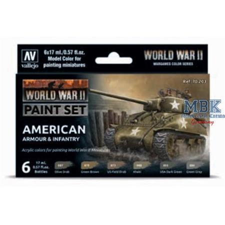 Model Color: WWII American Armour & Infantry