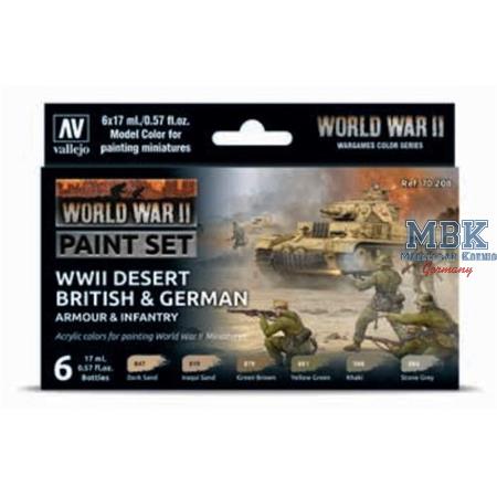 Model Color: WWII Desert Armour & Infantry (D+GB)