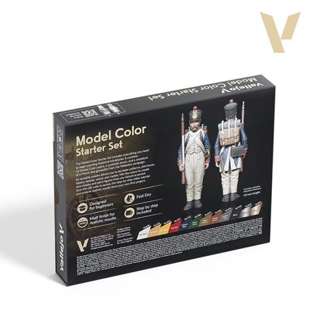 Model Color: Starter Set (12 + Figure + Brush)