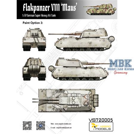 Flakpanzer VIII Maus - German Super Heavy AA Tank