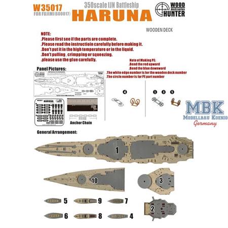 WWII IJN Battleship Haruna