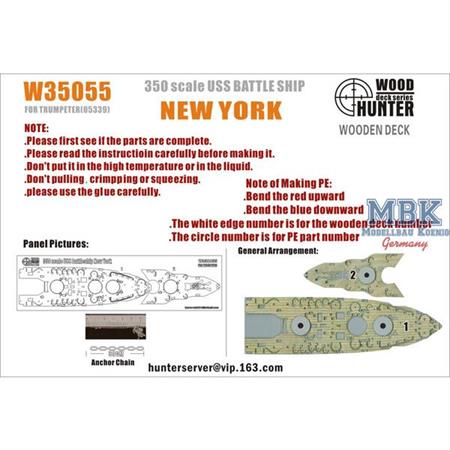 USS BATTLESHIP NEW YORK (FOR TRUMPETER 05339)
