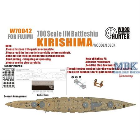 WWII IJN Battleship Kirishima(for Fujimi 42021)