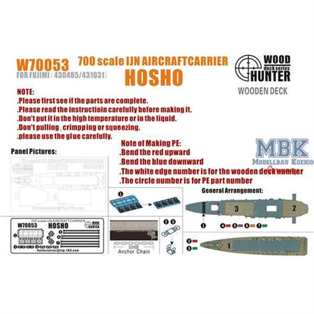 Aircraft Carrier HOSHO(for Fujimi 430485/431031)