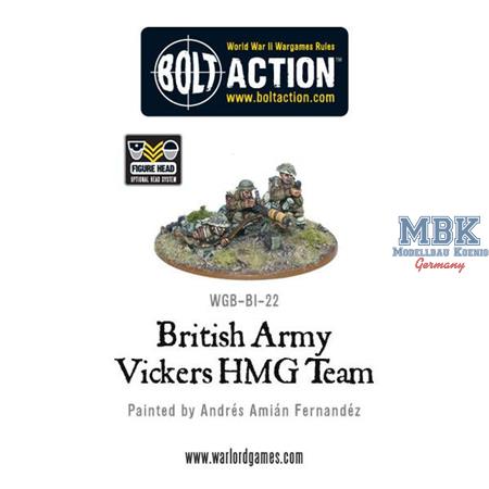 Bolt Action: British Army Vickers MMG Team
