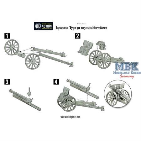Bolt Action: Japanese Type 91 105mm Howitzer