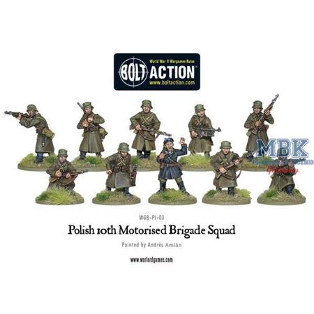 Bolt Action: Polish 10th Motorised Brigade Squad