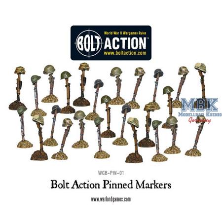 Bolt Action: Pinned Markers x 25