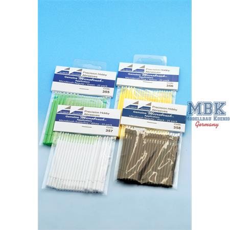 Microbrush Applicators Yellow / Fine 25 pack