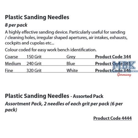 Plastic Sanding Needles  - Assorted Pack