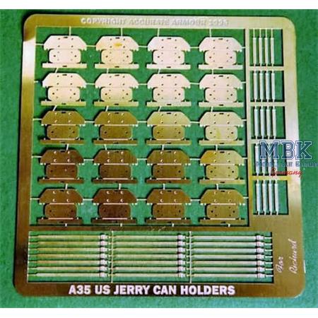 US JERRY CAN HOLDERS (ETCHED BRASS)
