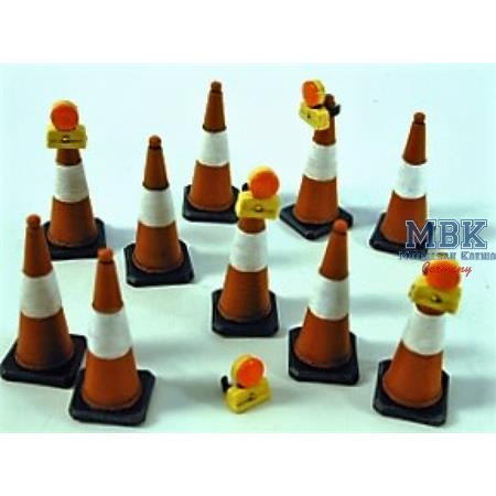 Traffic cones-Large (Qty-10) with optional beacons