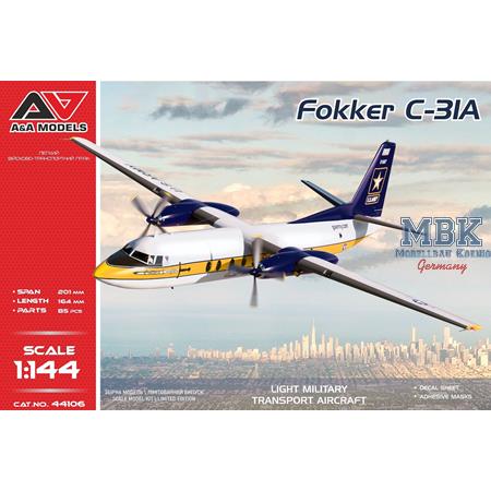 Fokker C-31A ("Golden Knights" parachute team)