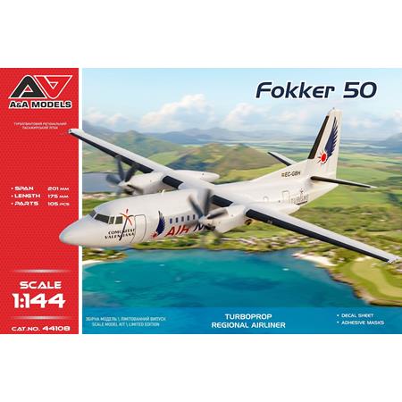 Fokker 50 Turboprop Regional Airliner