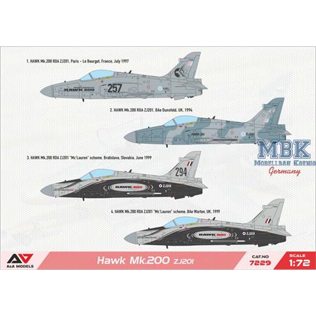 Hawk 200 light multirole fighter (ZJ201)