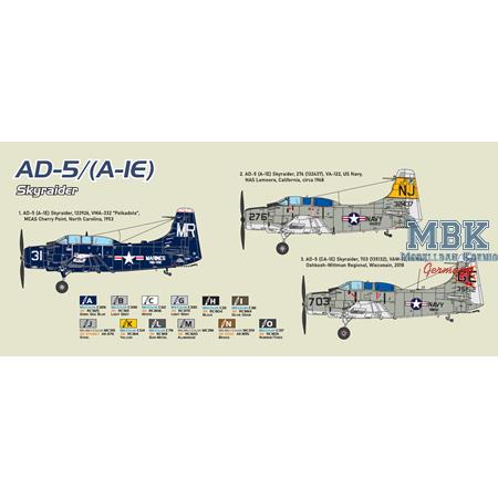 A-1E "SkyRaider" attack aircraft