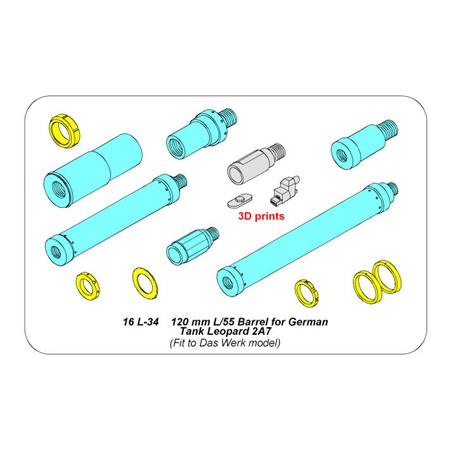 120 mm L/55 Barrel for German Tank Leopard 2A7V