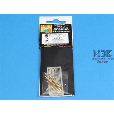 Set of two barrels ZB 37 for Panzer 38(t)